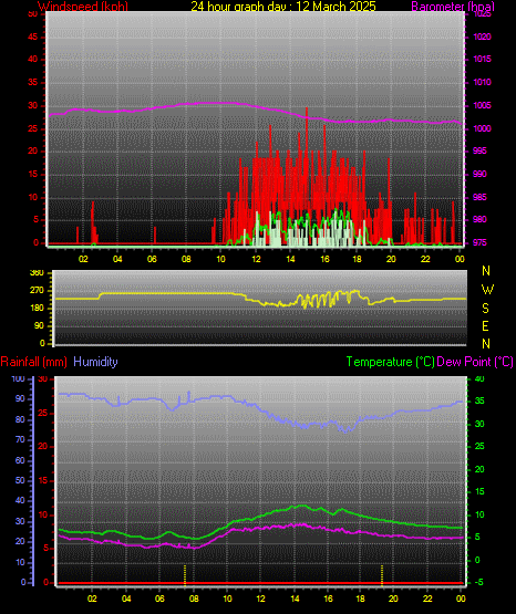 24 Hour Graph for Day 12