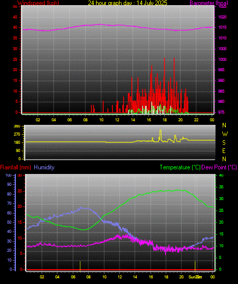 24 Hour Graph for Day 14