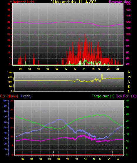 24 Hour Graph for Day 11