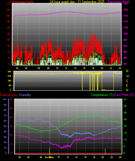 24 Hour Graph for Day 11