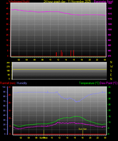 24 Hour Graph for Day 11
