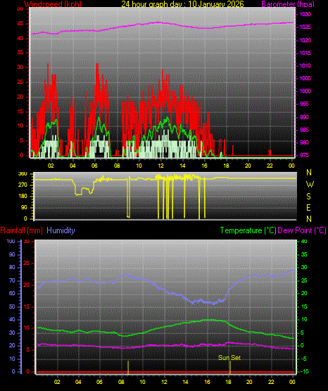 24 Hour Graph for Day 10
