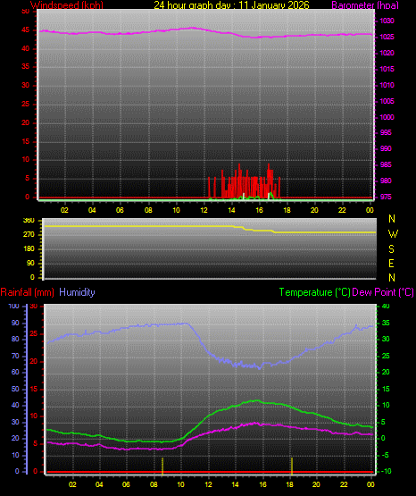 24 Hour Graph for Day 11