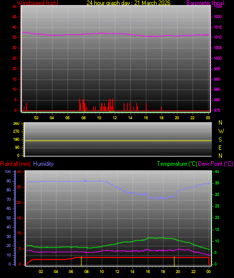 24 Hour Graph for Day 21